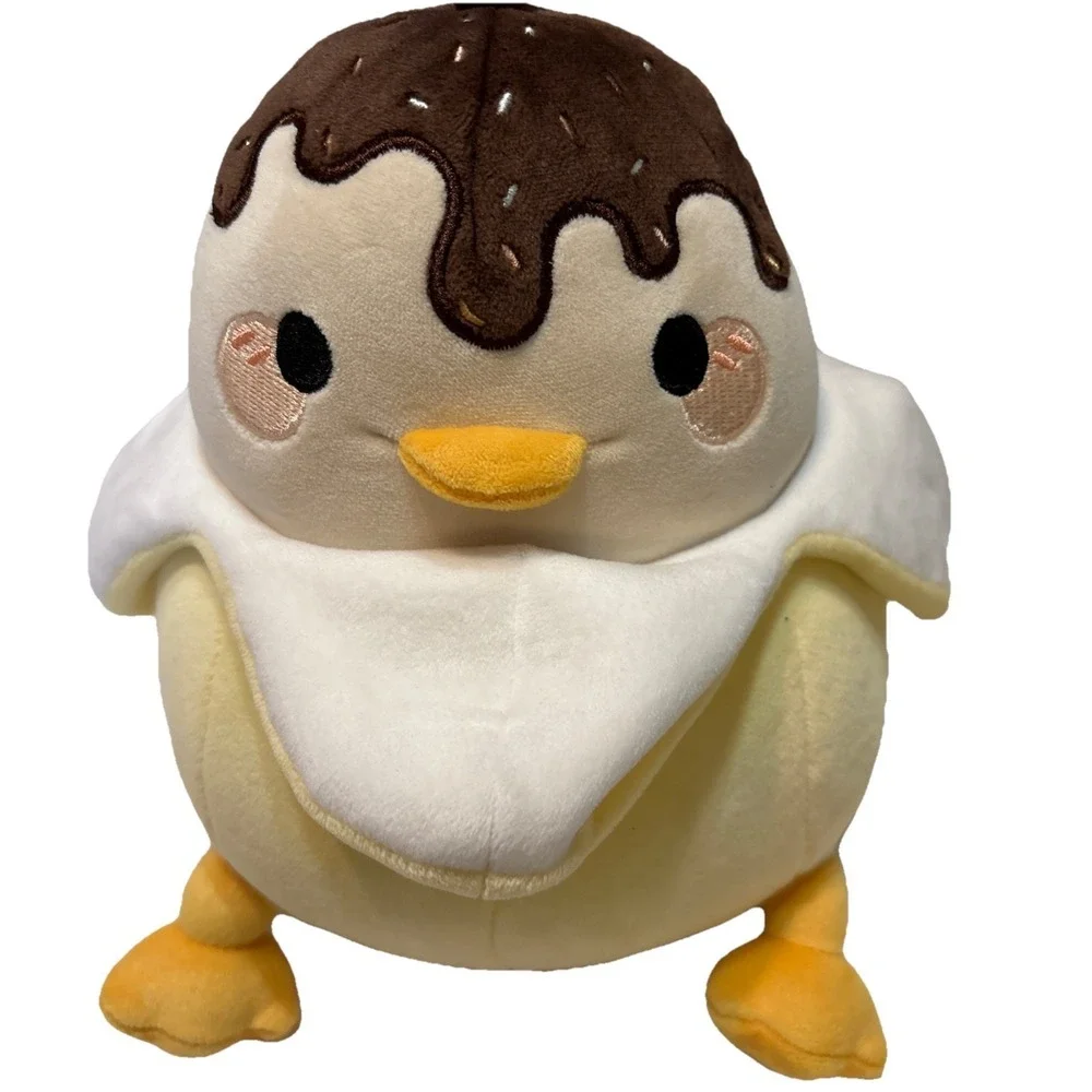 Honeymaru Chocolate Banana Duck Plush 8" Dessert Stuffed Animal - Picture 5 of 5